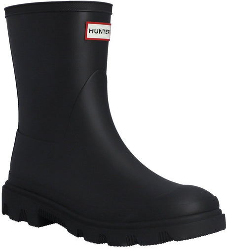Hunter downpour short boot unisex regenlaarzen - zwart 46