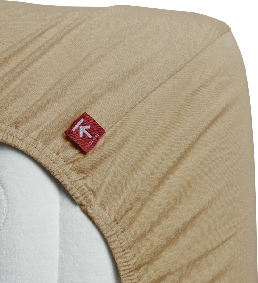Beddinghouse - jersey - split-topper - hoeslaken - 180x220 cm - camel