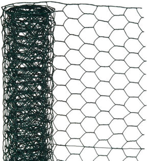 Nature - verzinkt staal gaas - 1 x 5m - groen - 13 x 13mm mazen