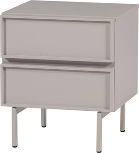 Woood tours ladekast nachtkastje 2 lades melamine mdf - zand