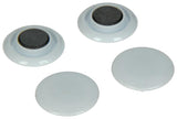 Mack 1017872 - bordmagneet kunststof wit 4 st30 mm | 10 stuks