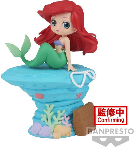 Banpresto co., ltd. arielle, die meerjungfrau banpresto - arielle q posket verzamelfiguren meerkleurig