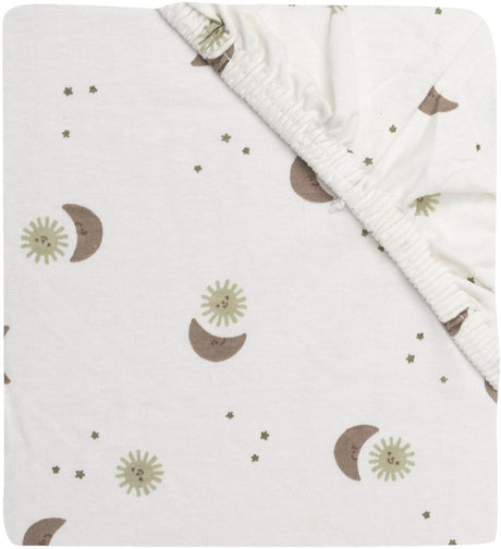 Jollein hoeslaken ledikant - 70 75x140 150cm - jersey - over the moon