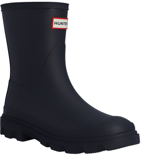 Hunter downpour short boot unisex regenlaarzen - donkerblauw