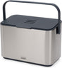 Joseph joseph - collect keukenafval compostemmer met binnenbak 4 liter - roestvast staal - grijs