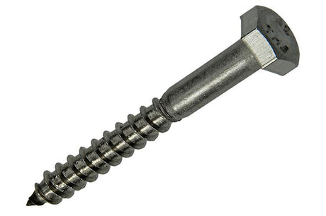 Mack 1019765 - houtdraadbout roestvrijstaal 4 st 6 x 50 mm | 10 stuks