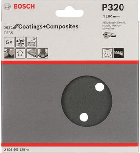 Bosch schuurpapier - ex bs 150mm k320 5