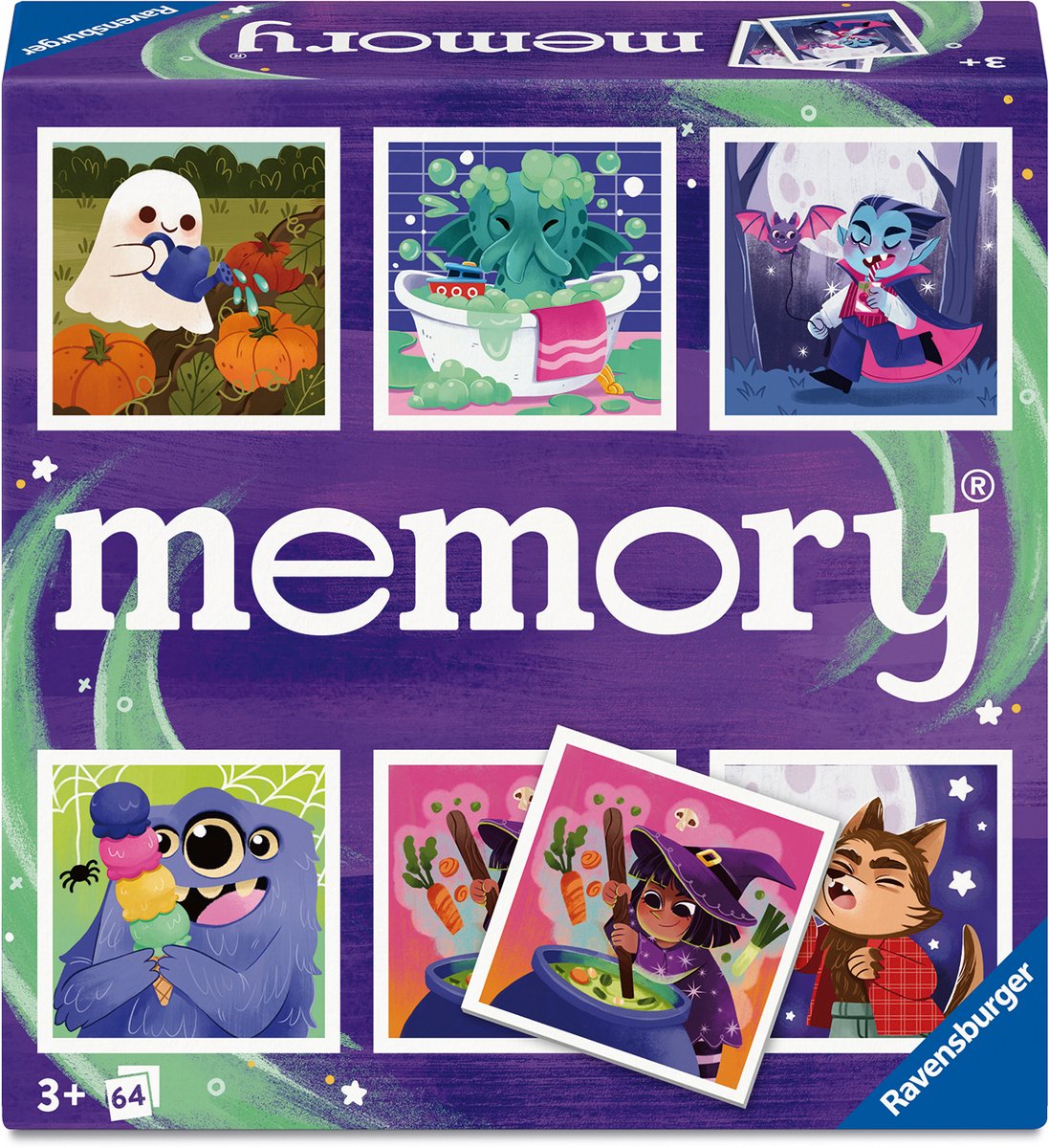 Ravensburger memory® scary - geheugenspel - kinderspel - vanaf 3 jaar