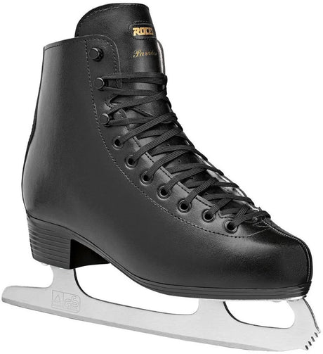 Roces - paradise - kunstschaatsen - schaatsen heren - zwart - klassieke stabiliteit rvs ijzer - maat eu 44
