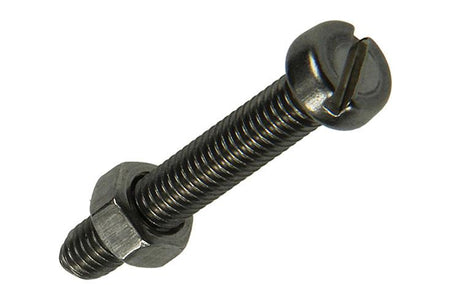 Mack 1019826 - metaalschroef cyl. kop + moer rvs 6 st m5x30 | 10 stuks