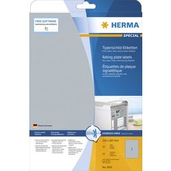 Herma typeplaatje-etiketten 4593 zilver