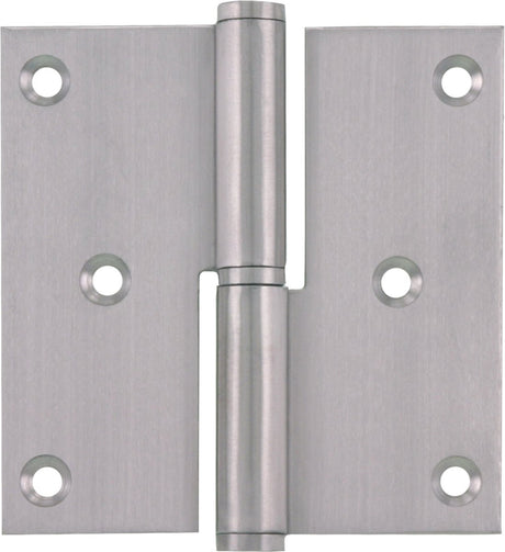 Starx kogelpaumelle rechte hoeken 89 x 89mm geborsteld rvs 3 stuks