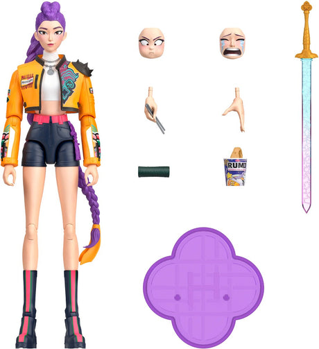 Mattel kpop demon hunters huntr x rumi 'how it's done' actiefiguur