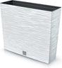 Prosperplast furu case tower - bloempot plantenbak met inzet - voor binnen en buiten - wit