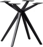 Woood holland kruispoot - metaal - zwart - 72x80x80