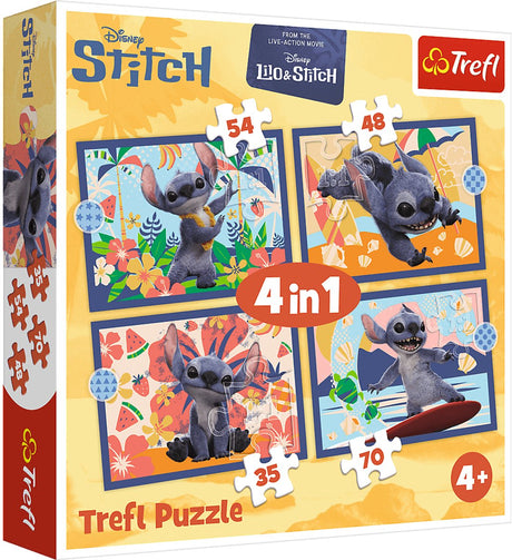 Trefl puzzel 4 in 1 stitch - 35+48+54+70 stukjes
