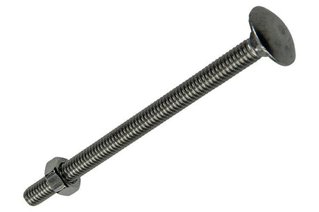 Mack 1019912 - houtbout + moer roestvrijstaal 2 st m6 x 80 mm | 5 stuks