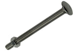 Mack 1019919 - houtbout + moer roestvrijstaal 1 st m8 x 100 mm | 10 stuks