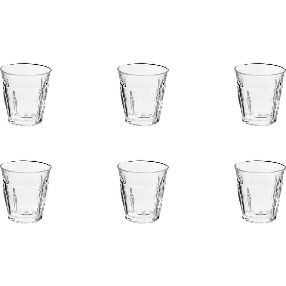 Duralex tumbler picardie 160ml hardglas doos a 6 stuks
