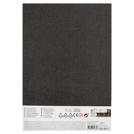 Moxy glitter papier a4 8 vel 150 gram