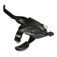 Shimano versteller met remhendel st-ef500-4 voor links - 4 vingers - 3 speed - zwart
