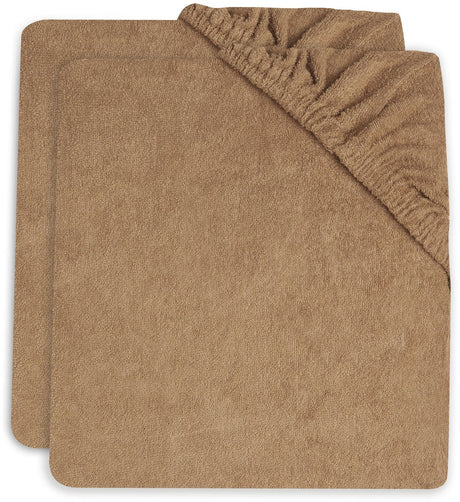 Jollein aankleedkussenhoes badstof 50x70cm biscuit (2pack)