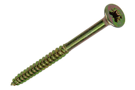 Mack 1017996 - spaanplaatschroef vz kop geelverz. 18st 6,0 x 80 mm | 5 stuks
