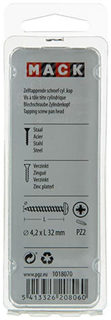 Mack 1018070 - zelftappende schroef cylkop verz. 35 st 4,2 x 32 mm | 5 stuks