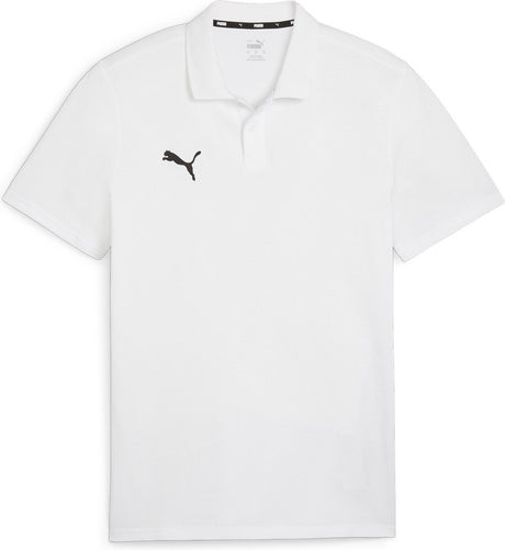 Puma teamgoal casuals polo heren sportshirt - white- black