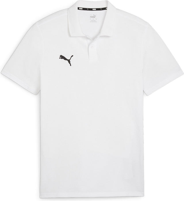 Puma teamgoal casuals polo heren sportshirt - white- black