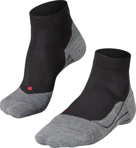 Falke ru4 short anti-blaar katoen functioneel materiaal hardloopsokken heren zwart - maat 42-43