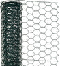 Nature - verzinkt staal gaas - 10 x 0,5m - groen - 13mm mazen