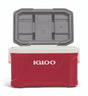 Igloo - latitude 52 - middelgrote koelbox - 49 liter - rood