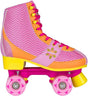 Nijdam rolschaatsen - chevron - roze oranje - maat 33 34