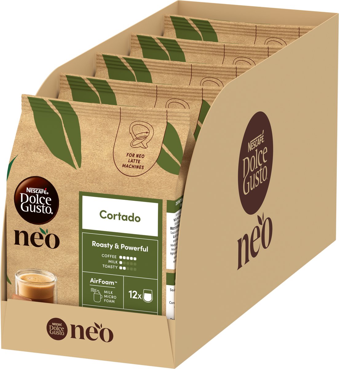 Nescafé dolce gusto neo cortado - 60 sachets voor 60 koppen koffie