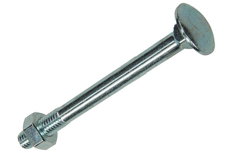 Mack 1020211 - houtbout + moer verzinkt 12 stm10 x 100 mm | 5 stuks