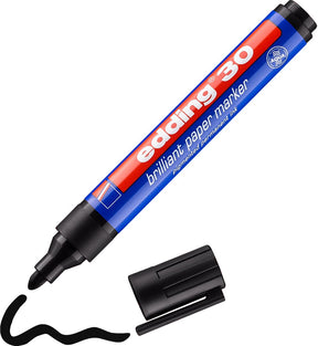 Edding 30 brilliant marker 1,5-3mm zwart