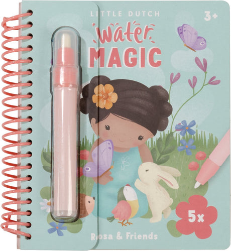 Little dutch boek - rosa - tekenen met water -