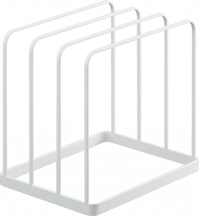 Yamazaki dienblad en snijplank standaard - tower - wit