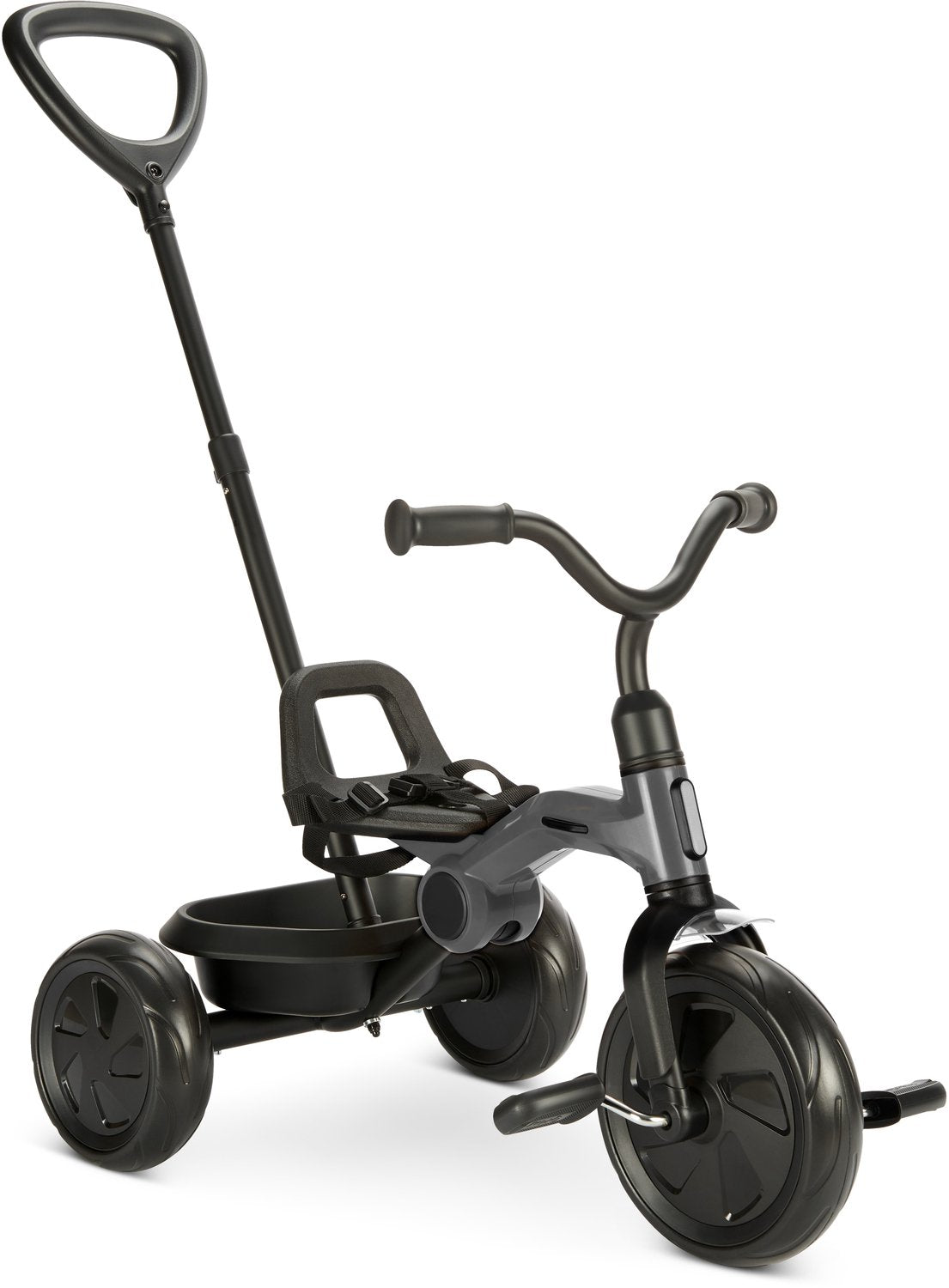 Qplay ant plus trike - dark grey - foldable tricycle with handlebar