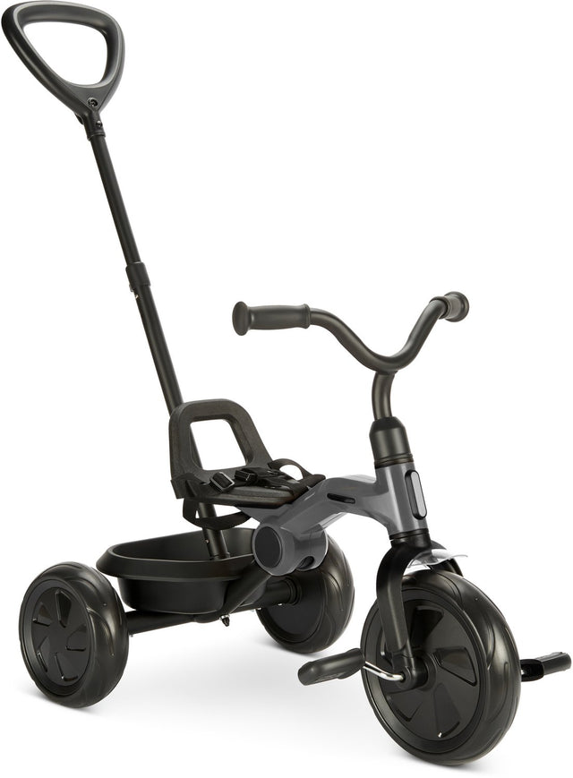 Qplay ant plus trike - dark grey - foldable tricycle with handlebar
