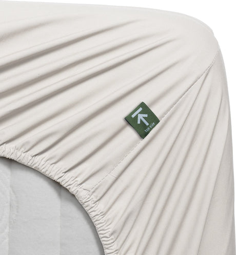 Beddinghouse - percale katoen - topper hoeslaken - 180x210 cm - gebroken wit
