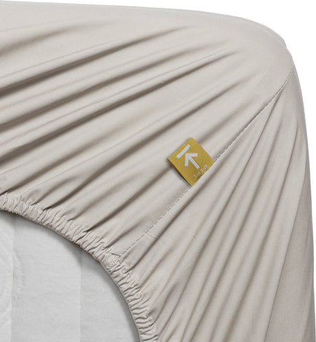 Beddinghouse - percale katoen - topper hoeslaken - 90x210 cm - naturel