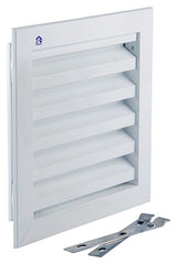 Renson 1006224 - muurrooster inbouw 411 alu ral 9010 200x200mm | 1 stuks