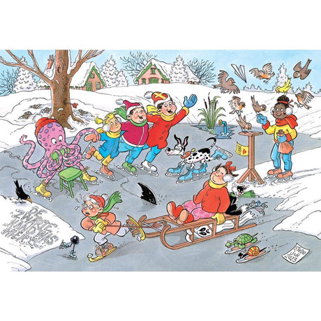 Jumbo jan van haasteren junior schaatsen (240 stukjes) fsc mix 70%