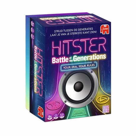 Jumbo hitster battle of the generations – nederlandstalig muziekspel – generaties – partyspel – actiespel