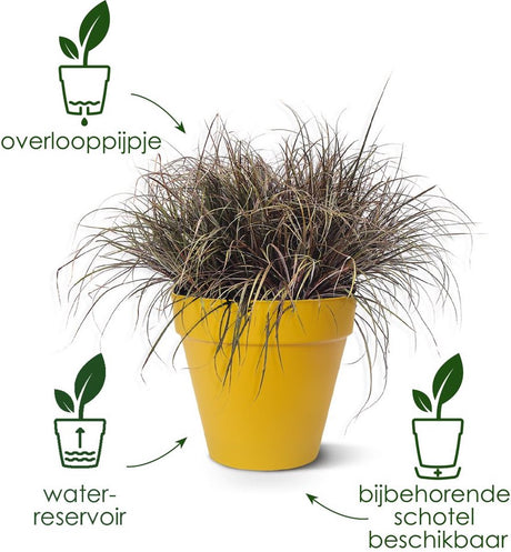 Elho loft urban rond 20 - bloempot voor buiten - ø 19.3 x h 17.5 cm - lavendel lila