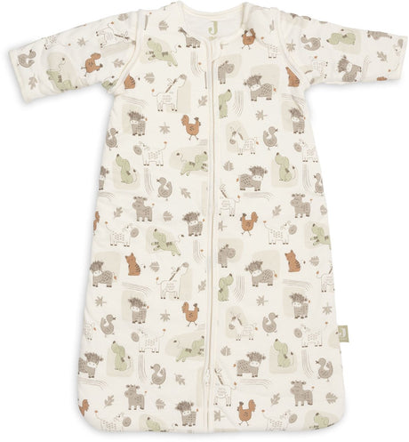 Jollein slaapzak met afritsbare mouw 110cm barn buddies