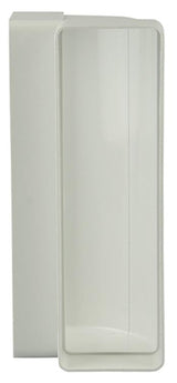 Renson 1006404 - pvc hoekverbinding vert.90° 7015 wit 204x60mm | 3 stuks