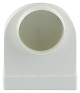 Renson 1006408 - pvc hoekverbinding rechth rond90° 7017 wit ø 125 | 3 stuks